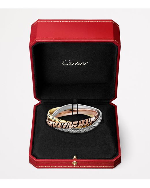 Cartier Multicolor Mixed And Diamond Wild Ones Trinity Bracelet