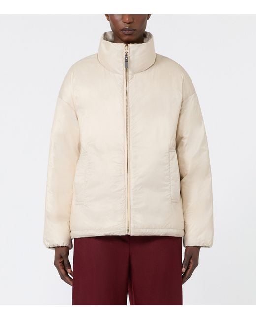 Max Mara Natural Cashmere Puffer Coat