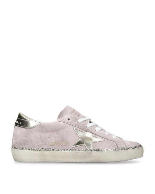 Golden Goose Deluxe Brand Pink Suede Super-Star Sneakers