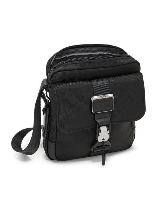 Tumi Black Alpha Bravo Day Cross-Body Bag