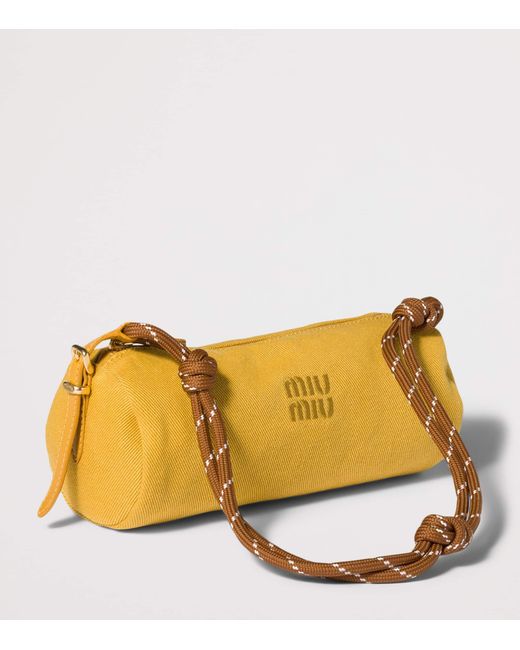 Miu Miu Natural Gabardine Pouch
