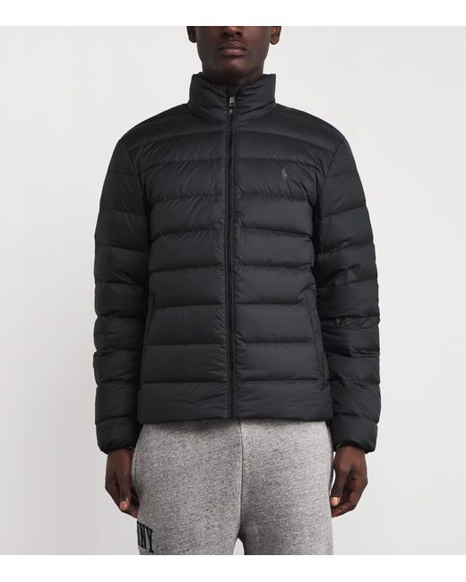 Polo Ralph Lauren Black Down Puffer Jacket for men