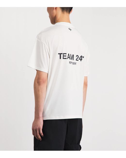 REPRESENT 247 White Team 247 T-Shirt for men
