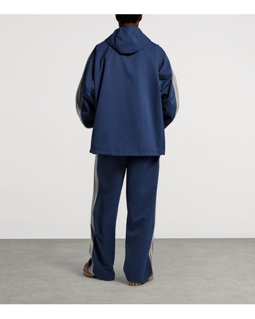 Balenciaga Blue Loop Sports Icon Track Jacket for men