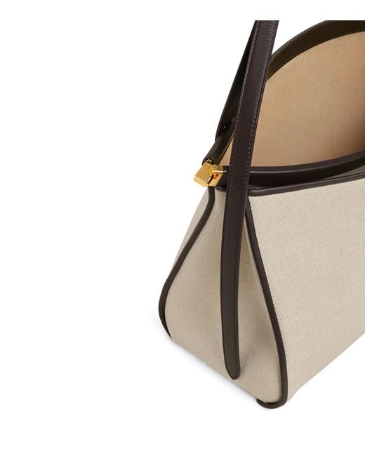 Alaïa Metallic Leather Le Click Pocket 35 Shoulder Bag