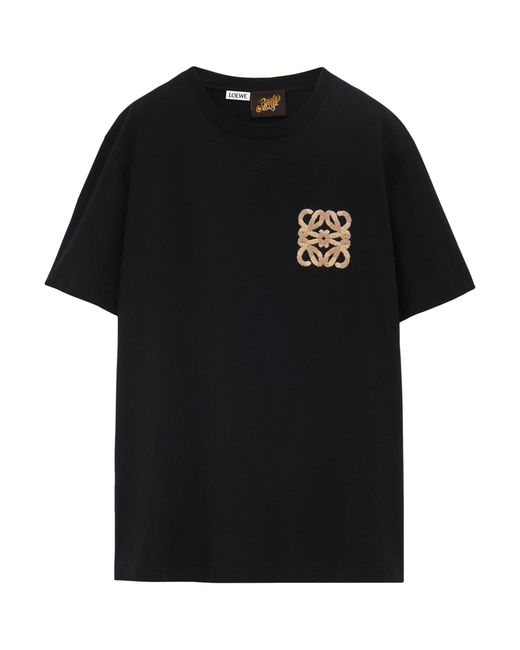 Loewe Black X Paula's Ibiza Relaxed Anagram T-shirt for men