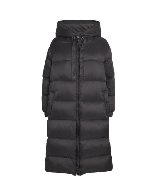 Max Mara Gray Long Puffer Down Coat