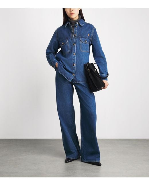 Blazé Milano Blue Nariida Berber Denim Shirt