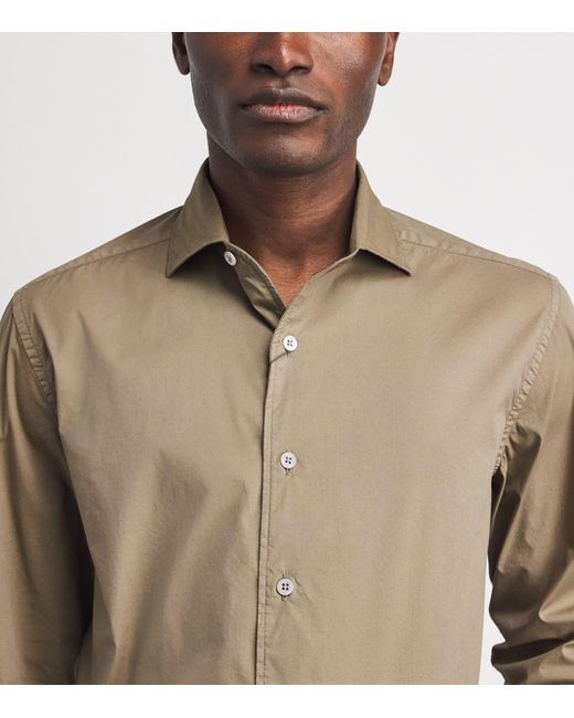 Corneliani Natural Cotton-Blend Shirt for men