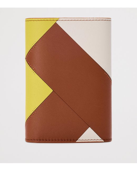Loewe Orange Small Leather Anagram Wallet