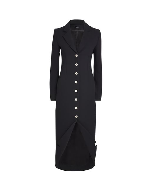 A.W.A.K.E. MODE Black Blazer Midi Dress