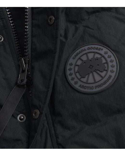 Canada Goose Black Garson Puffer Gilet for men