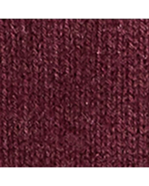 Brunello Cucinelli Purple Cashmere-Suede Gloves for men