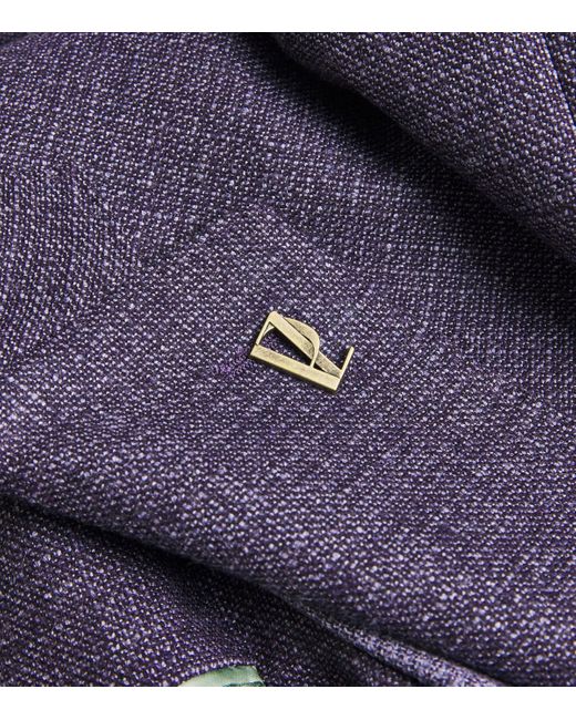 Pal Zileri Purple Wool Blazer for men