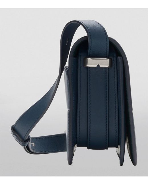 Burberry Blue Leather Snip Cross-body Bag