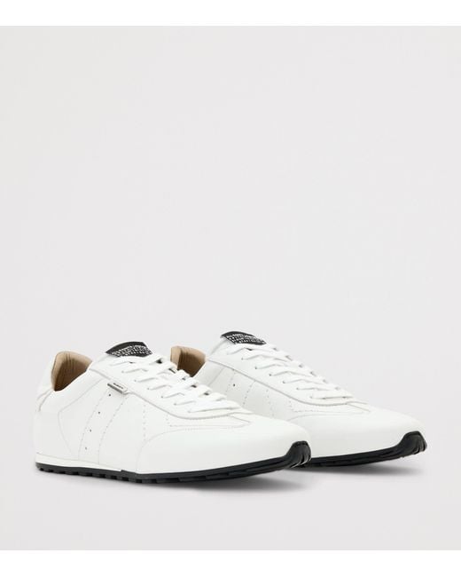 AllSaints White Leather Liam Sneakers for men