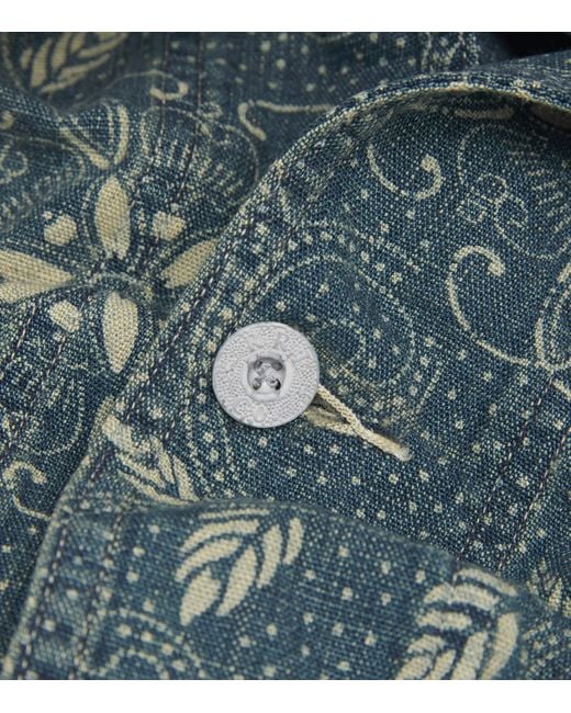 Polo Ralph Lauren Green Woven Print Overshirt for men