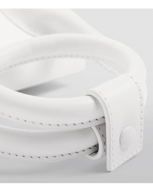 Jacquemus White Leather Le Chiquito Nœud Top-handle Bag