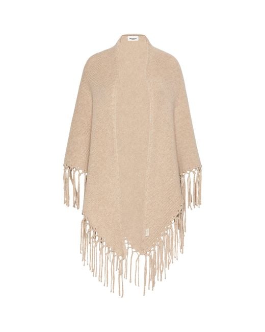 Weekend by Maxmara Natural Virgin Wool Fringed Shawl
