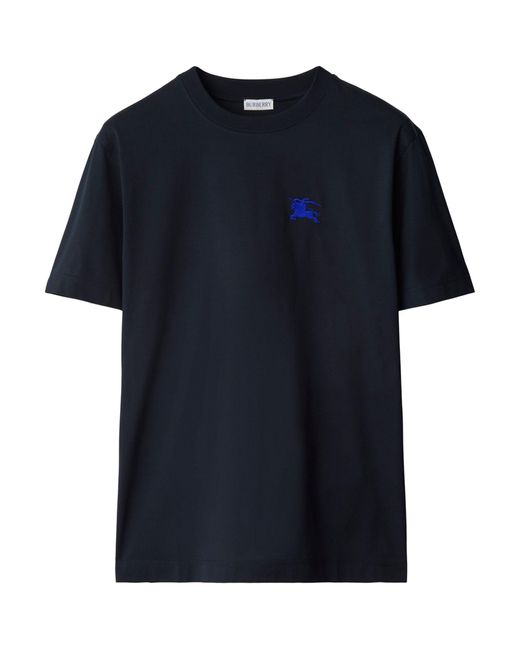 Burberry Blue Slim Ekd T-shirt for men