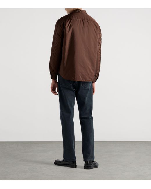 Prada Brown Re-Nylon Shirt for men