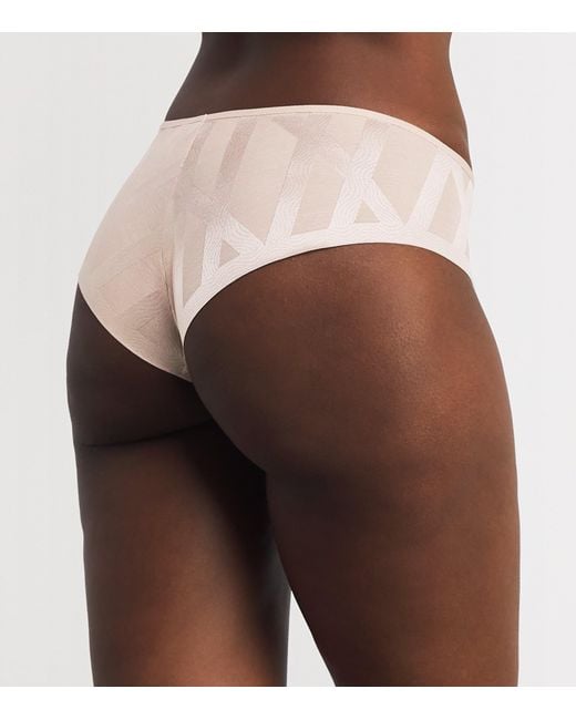 Chantelle Natural Stretch-Mesh Tanga