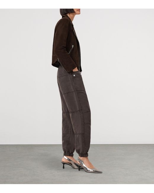 AllSaints Brown Val Cargo Trousers