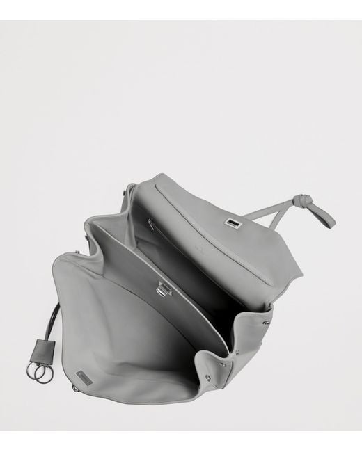 Balenciaga Gray Medium Calfskin Rodeo Shoulder Bag