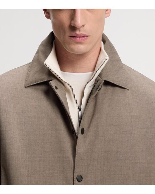Boss Brown X Aston Martin Wool-Blend Jacket for men