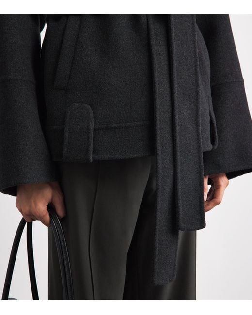 Khaite Black Wool Alder Jacket