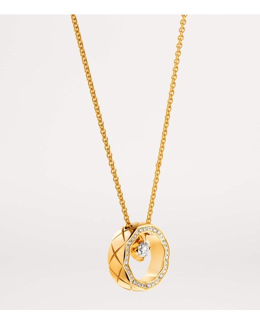 Chanel Natural And Diamond Coco Crush Necklace
