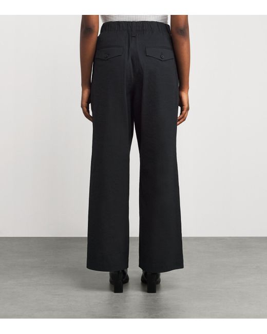 Issey Miyake Black Washi Ensemble U Trousers