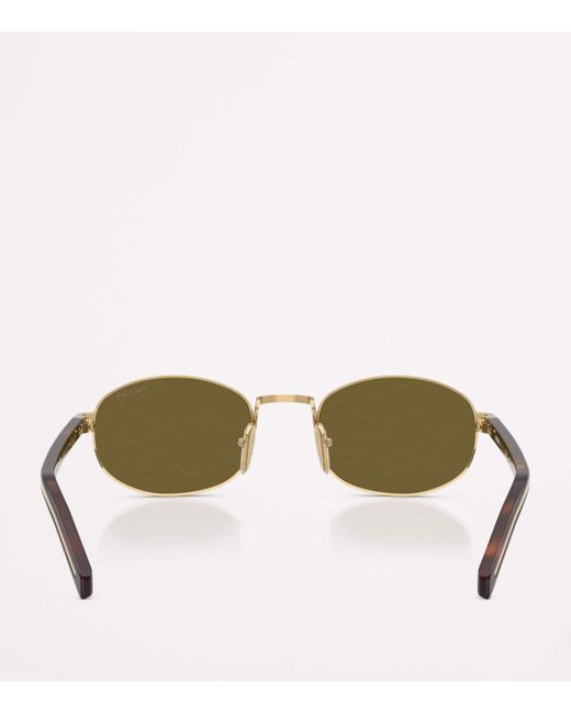 Prada Green Steel Pr B53S Sunglasses