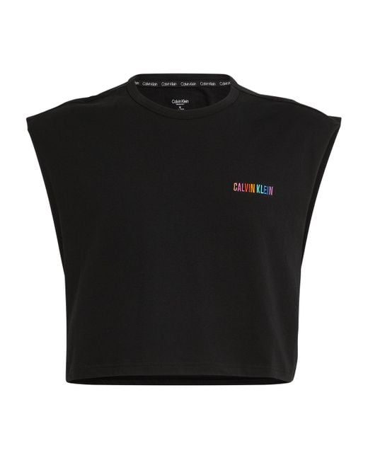 Calvin Klein Black Intense Power Pride Tank Top for men