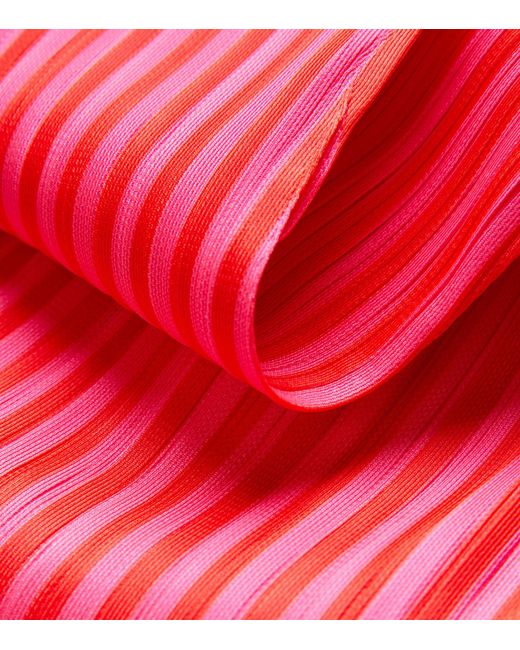 Pleats Please Issey Miyake Red Vege Mix 1 Trousers
