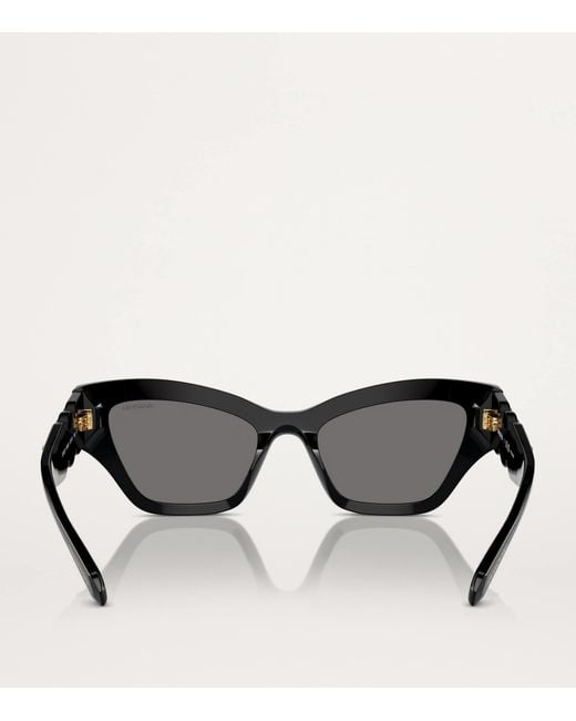 Swarovski Black Acetate Sk6021 Sunglasses