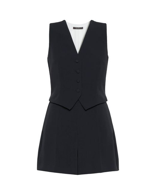 Max Mara Black Cady Jumpsuit