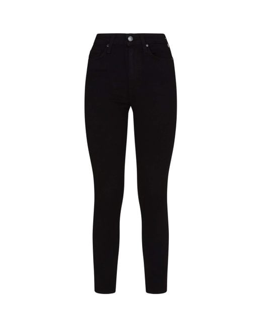 PAIGE Black Margot Crop Jean