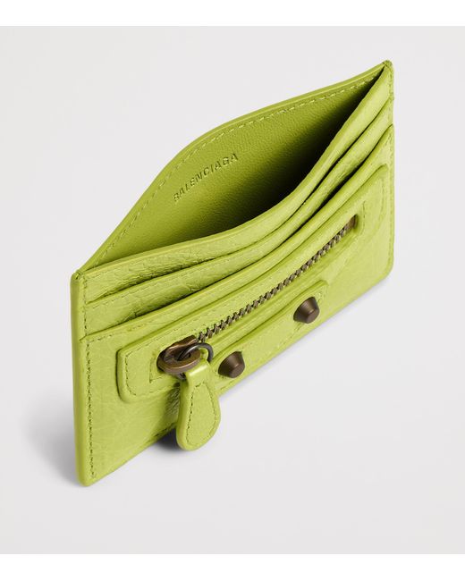 Balenciaga Green Le City Card Holder