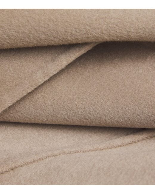 Soft Goat Brown Wool-Cashmere Short Jacket