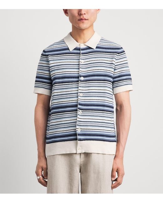 NN07 Blue Organic Cotton Nolan Cardigan for men