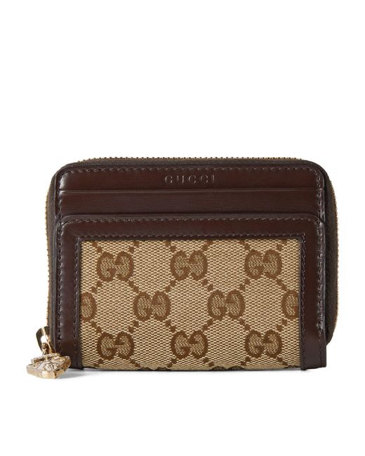 Gucci Brown Zipped Luce Wallet