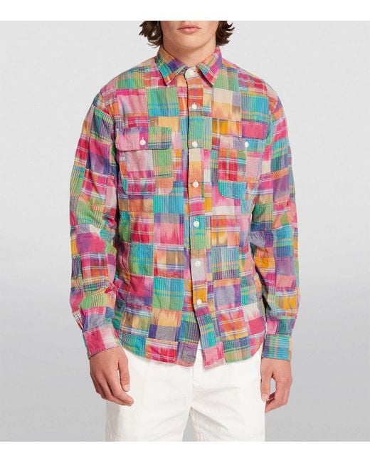 Polo Ralph Lauren Multicolor Patchwork Shirt for men