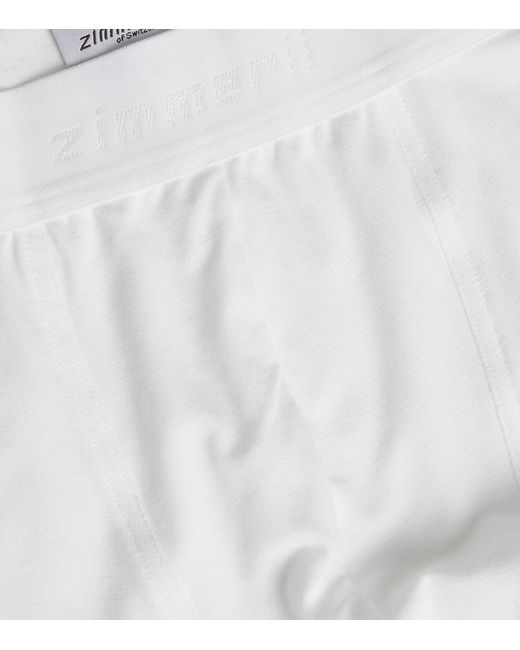 Zimmerli of Switzerland White 700 Pureness Boxer Briefs for men