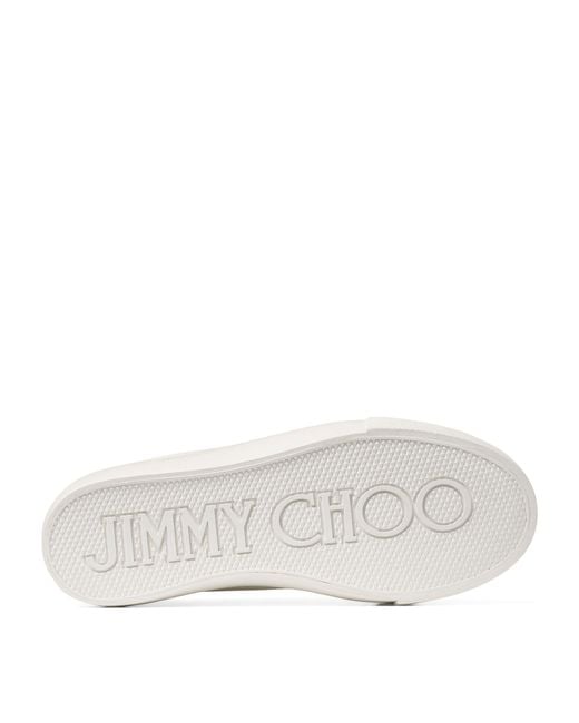 Jimmy Choo White Palma Maxi Sneakers
