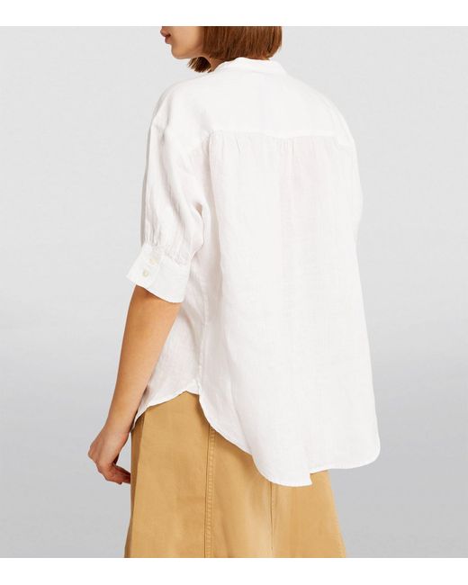 Polo Ralph Lauren White Linen Rayan Shirt