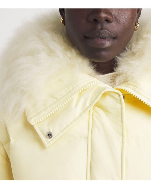 Yves Salomon Natural Down Technical Puffer Jacket