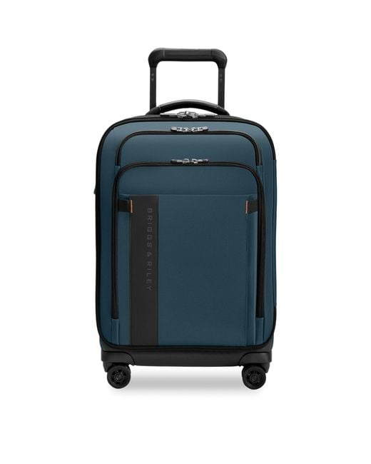 Briggs & Riley Blue Zdx Essential Carry-On Spinner Suitcase