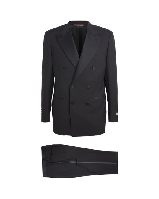 Canali Black Wool-Mohair 2-Piece Suit for men