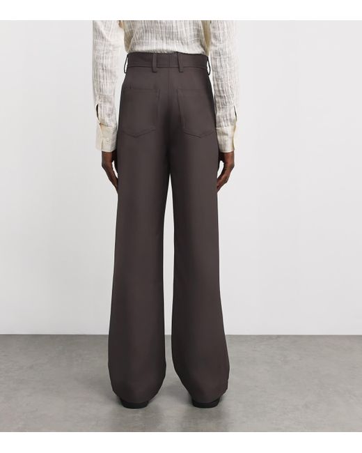 Séfr Gray Twill Richie Tailored Trousers for men